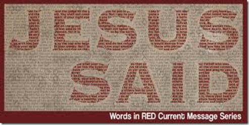 words in red