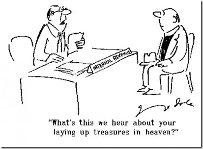 IRS Treasure in heaven