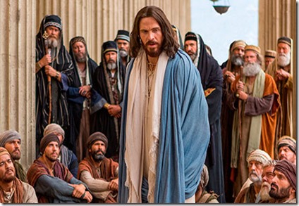 jesus teaching in temple